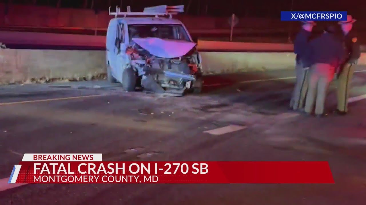 1 dead, 4 injured after vehicle crash, fire in Montgomery County - YouTube