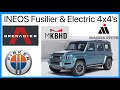 Ineos fusilier  magna steya  electric off road 4x4 vehicles my thoughts