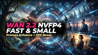 Faster Video Generation With Wan 2.2 T2V NVFP4 | Prompt Enhance | FPS Boost | ComfyUI Tutorial