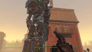 Fallout 4: Liberty Prime in action