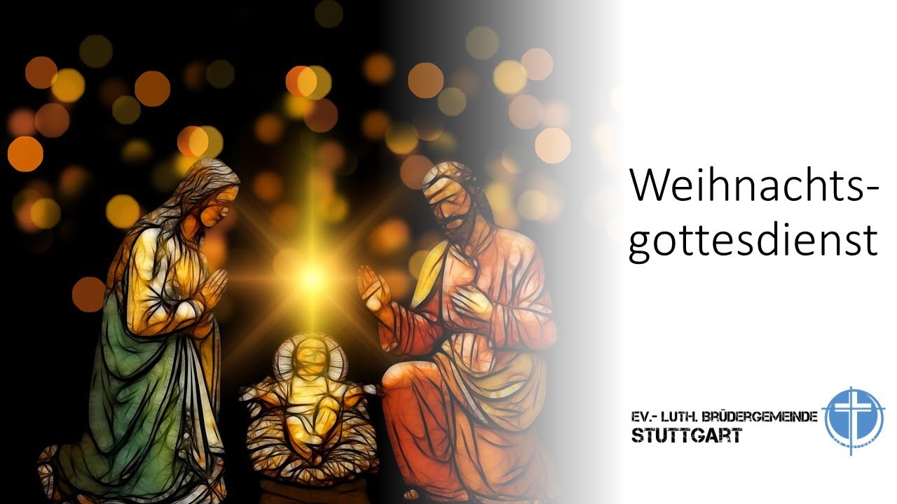 Gottesdienst liveÜbertragung 1. Weihnachtstag YouTube