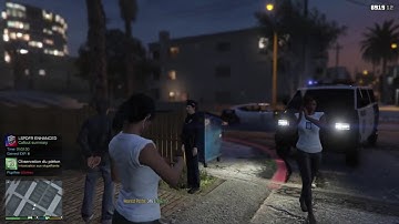 GTA V LSPDFR en patrouille