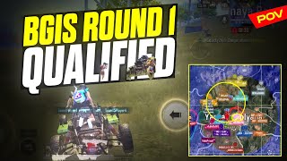 BGIS Round 1 Raw POVs | Erangle + Miramar + Sanhok | IGL Rotations And Callouts | iPhone 13 Pro 🤍