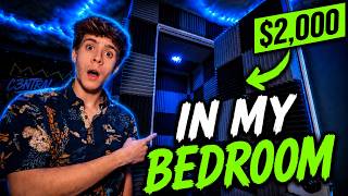 I BUILT A $2,000 STUDIO BOOTH IN MY BEDROOM!