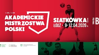 AMP w Siatkówce Mężczyzn Półfinał B. Hala Centrum Sportu Uniwersytetu Medycznego w Łodzi.