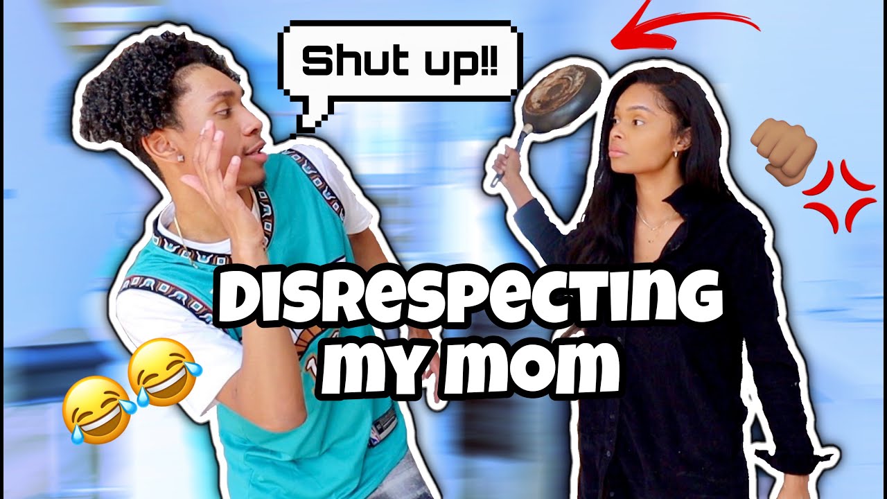TELLING MY MOM TO SHUT UP PRANK!! *BAD IDEA*