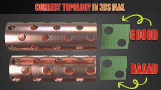 Topology Hard Surface: Correct Topology Vs Bad Topology In 3ds Max || N°_143