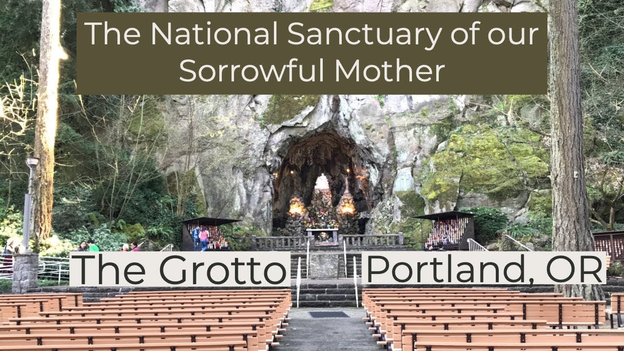 Framed Print of The Grotto National Sanctuary of Our Sorrowful Mother