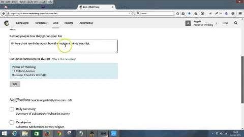 14. Create Mailing List - Professional and Mobile Responsive WordPress Website