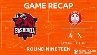 Highlights Baskonia Vitoria Gasteiz - Ax Armani Exchange Olimpia Milan