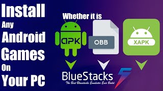 How To Install APK And OBB In Bluestacks 5 | Transfer Any Android Game From Mobile To PC screenshot 1