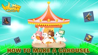 Mini World Block Art : Tutorial - How To Make Carousel