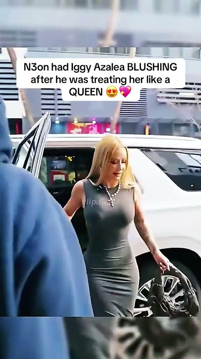 N3on had Iggy Azalea BLUSHING after he was treating her like a QUEEN 😍💖