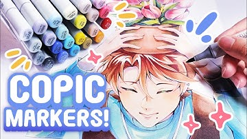 Trying COPIC Sketch Markers!