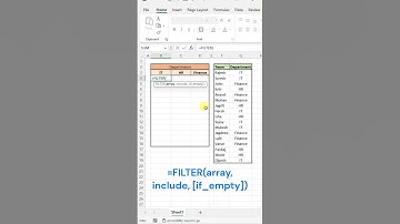 Filter Function Excel | Dynamic filter function  #shortsvideo #excel #shortvideo #ytshorts