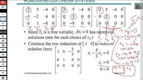 Linear Algebra Section 1.5