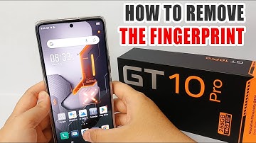 How To Remove The Fingerprint Lock On Infinix Gt 10 Pro | Turn Off Fingerprint