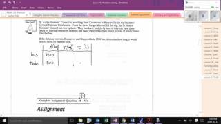 Problem Solving with Rational Equations