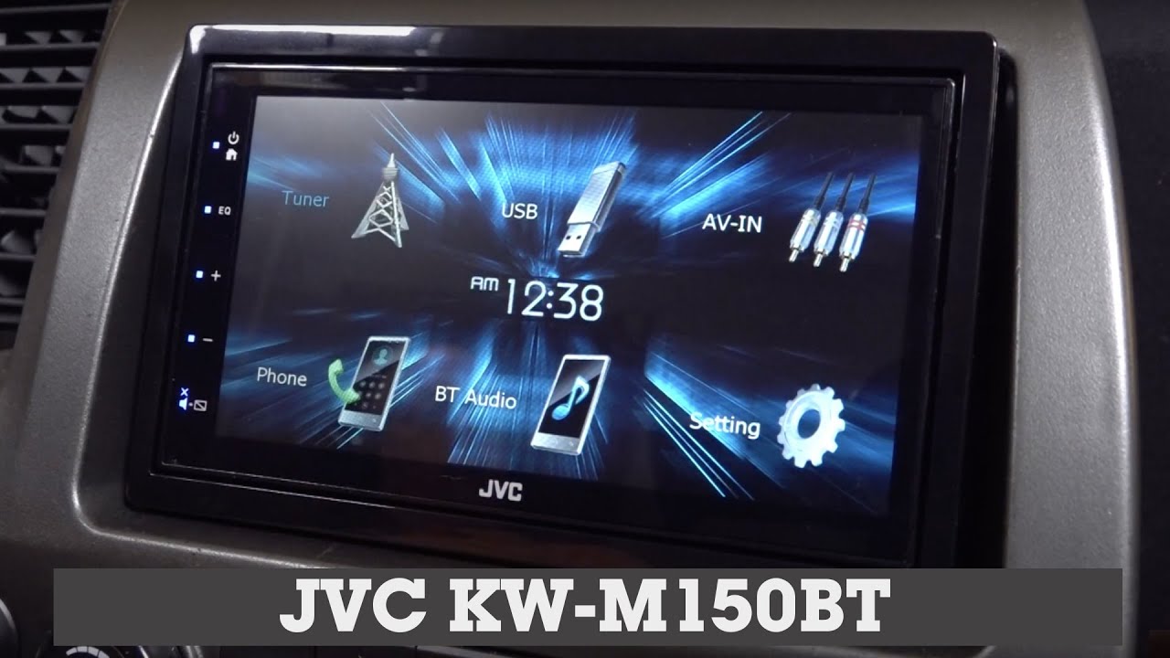 Amazon.com: JVC KW-M750BT Bluetooth Car Stereo Receiver with USB Port –  6.8