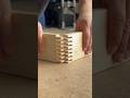 私は世界最小のボックスジョイント治具を作りました #shorts