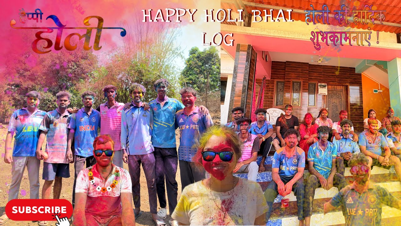 2026 ki majedar Holi celebration full comedy #comedy #vairal #holi 🫟🍾