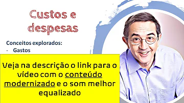Qual a diferença entre despesa e custo na classificação contábil dos gastos?