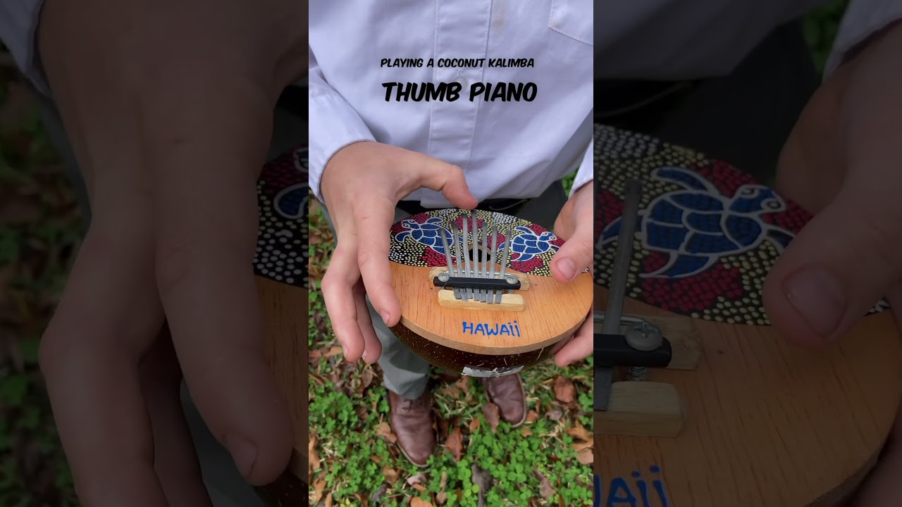 Coconut Kalimba Thumb Piano🥥 🌴 
