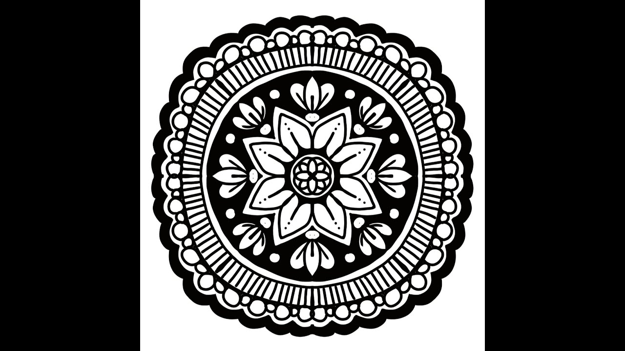 Procreate mandala tutorial 🌹Procreate mandala art for beginners🌹 Mandala art | digitalmandala