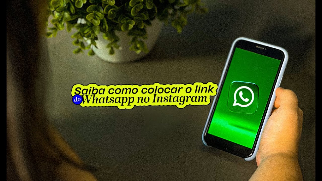 Tutorial: Como colocar o link do Whatsapp no Instagram!