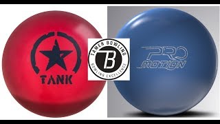 Storm Pro Motion vs Motiv Tank Blitz by TamerBowling.com