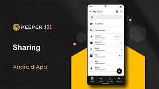 Keeper 101 - How to Share a Keeper Record on Android