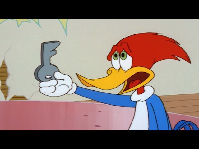 Woody asks for Buzz's help | Woody Woodpecker class=
