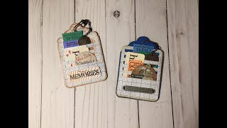 Pocket Tag using Tim Holtz Pocket Die