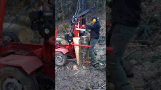 Fendeuse Cms 20T Thermique Avec Treuil