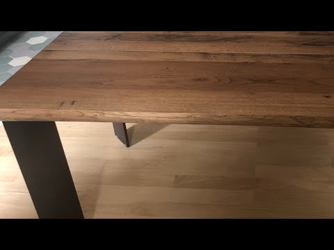 Natural wood dining table | italian home | 🇮🇹