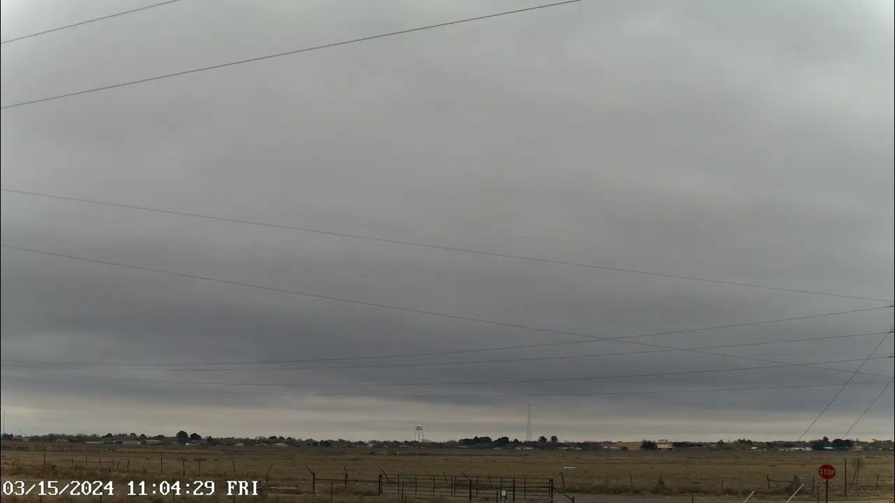 03/15/2024 Time Lapse Tatum NM Weather YouTube