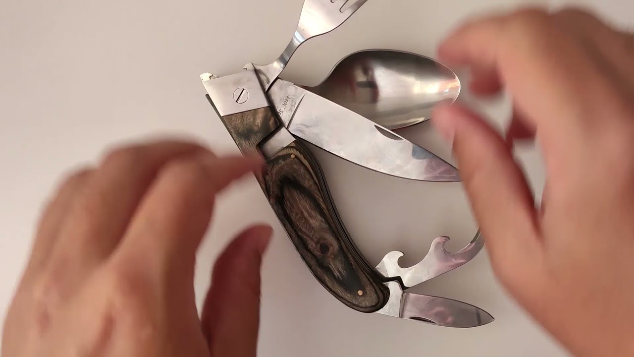 Распаковка  туристический нож Grand Way 34 KP из Rozetka