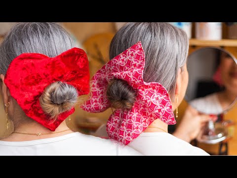 Scrunchie o coletero 2 accesorios para el cabello en 30 minutos/IDEA de negocio