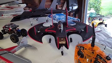 UMX Micro micro J-10 with thrust vectoring.