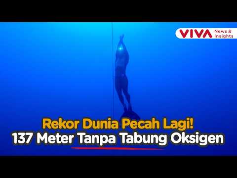 One Breath, This Man Dives 137 Meters Without an Oxygen Tank