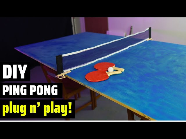 Homemade Table Tennis Table