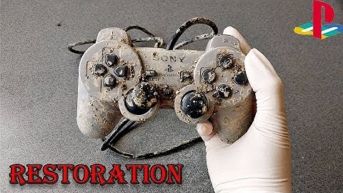 I restored this dirty Dualshock controller for my restored PlayStation 1