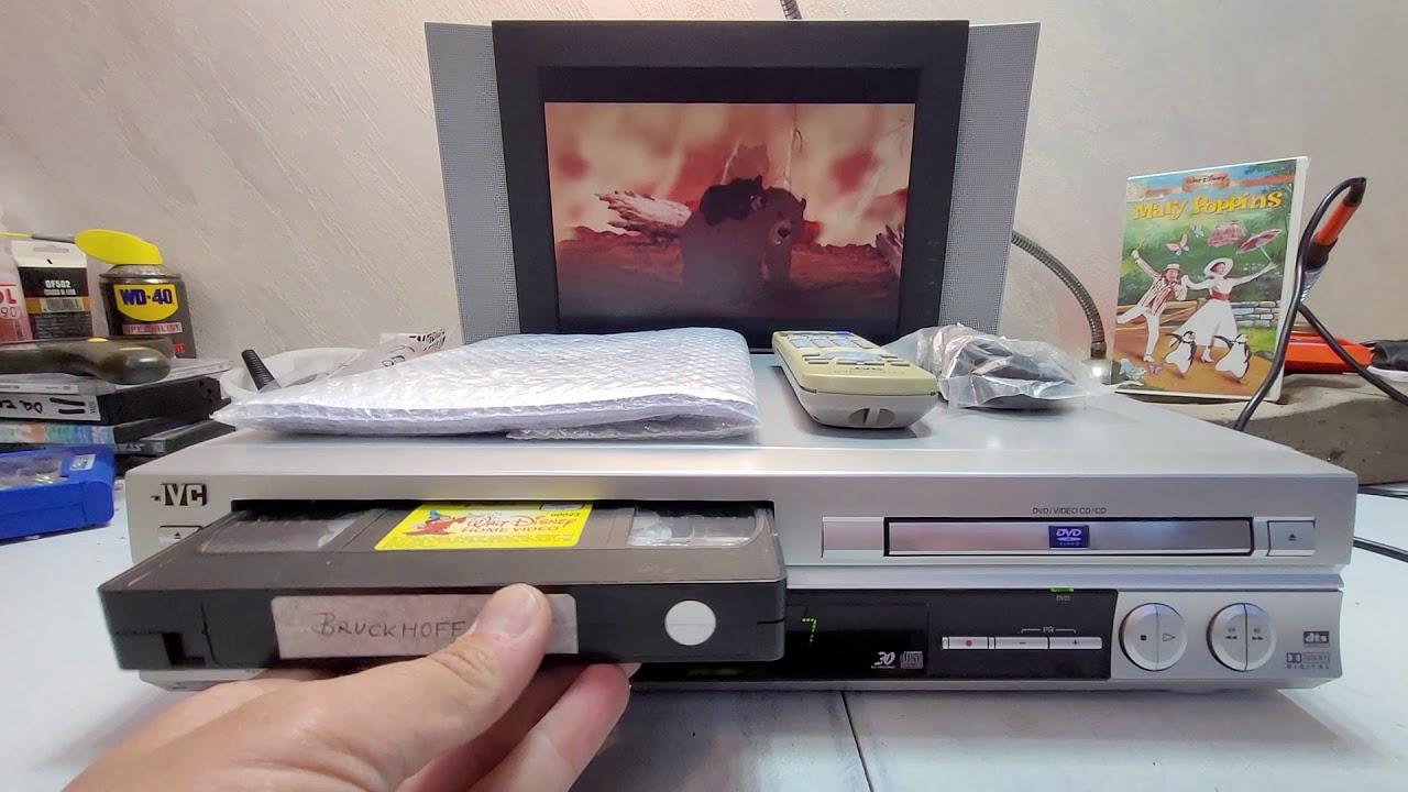 VIDEOREGISTRATORE SUPER VHS DVD PLAYER JVC HR-XVS20 COME NUOVO!!!