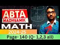 abta page 140 Q-1,2,3 all)ABTA Test paper2024-25page140 Q-1,2,3| KAJAL MAHANTY MATH