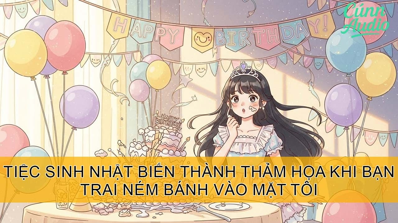 Full Tiệc sinh nhật biến thành thảm họa khi bạn trai ném bánh vào mặt tôi #truyenaudio #cunaudio