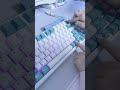 MARVOのかわいいマウス&キーボード開封動画🤍白水色デスク🌨