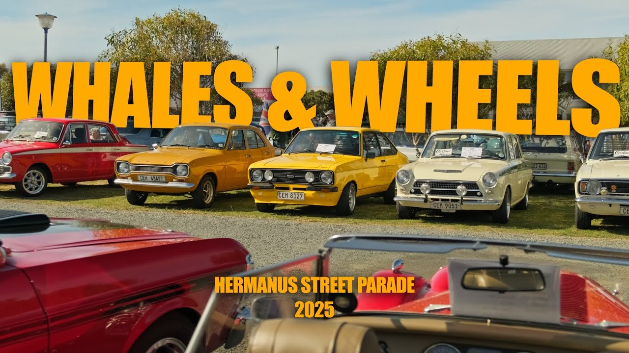Выставка классических автомобилей Whales & Wheels и парад Hermanus Festival 2025