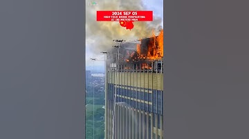 THE HIGH FIRE BROKE OUT || HIGH TECH DRONE FIREFIGHTERS #fireworks #technology #drone