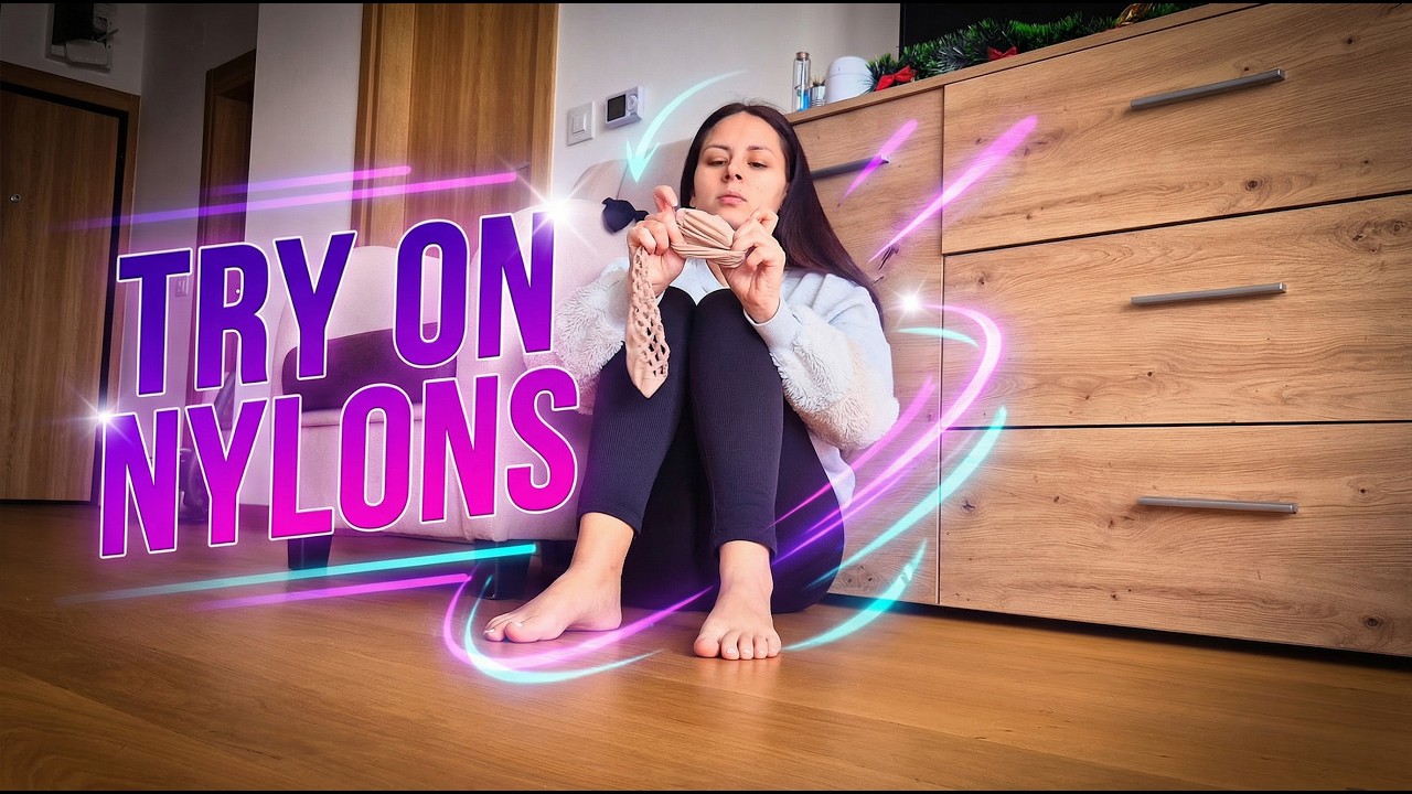 Trying 2 Black Knee-High Nylons Under Leggings | Which Looks Better?