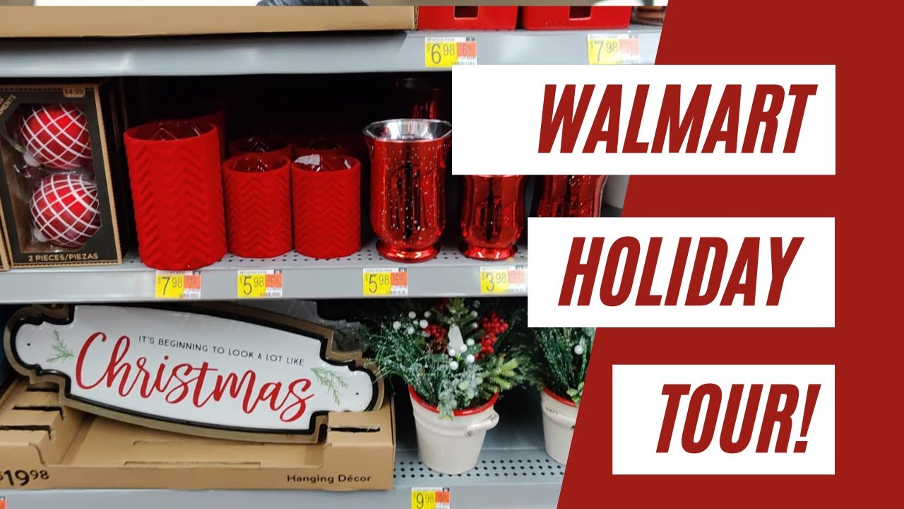 Walmart Holiday Decor Tour!!! What's New in Stores for the Holidays!